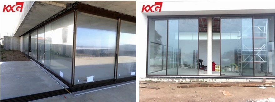 insulated glass door