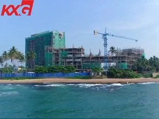 El proyecto del condominio Galle Oceanfront en construcción