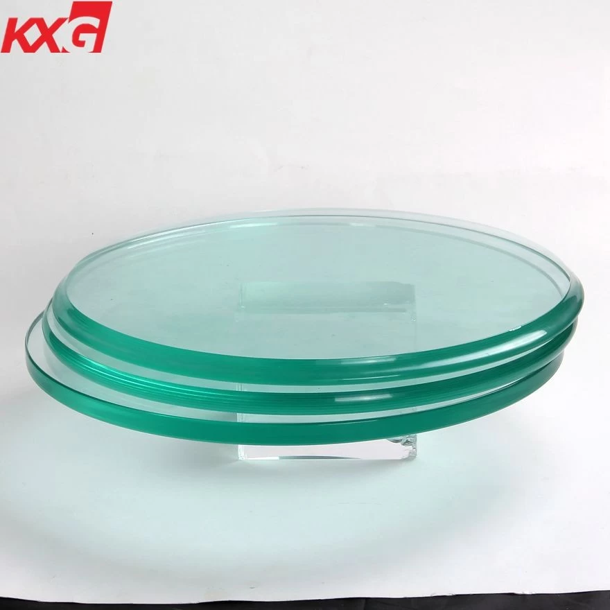 porcelana Mesa de vidrio templado transparente de seguridad de 8 mm, precios de vidrio de mesa de 1/3 de pulgada, fábrica de vidrio para muebles de China fabricante