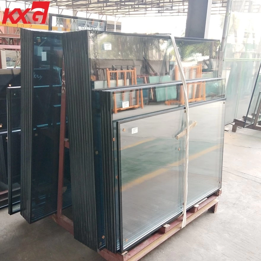China China build glass factory supply 5mm-12A-5mm tempered low e insulated glass, 5mm clear tempered glass+12mm air spacer+5mm low e tempered double glazing glass manufacturer