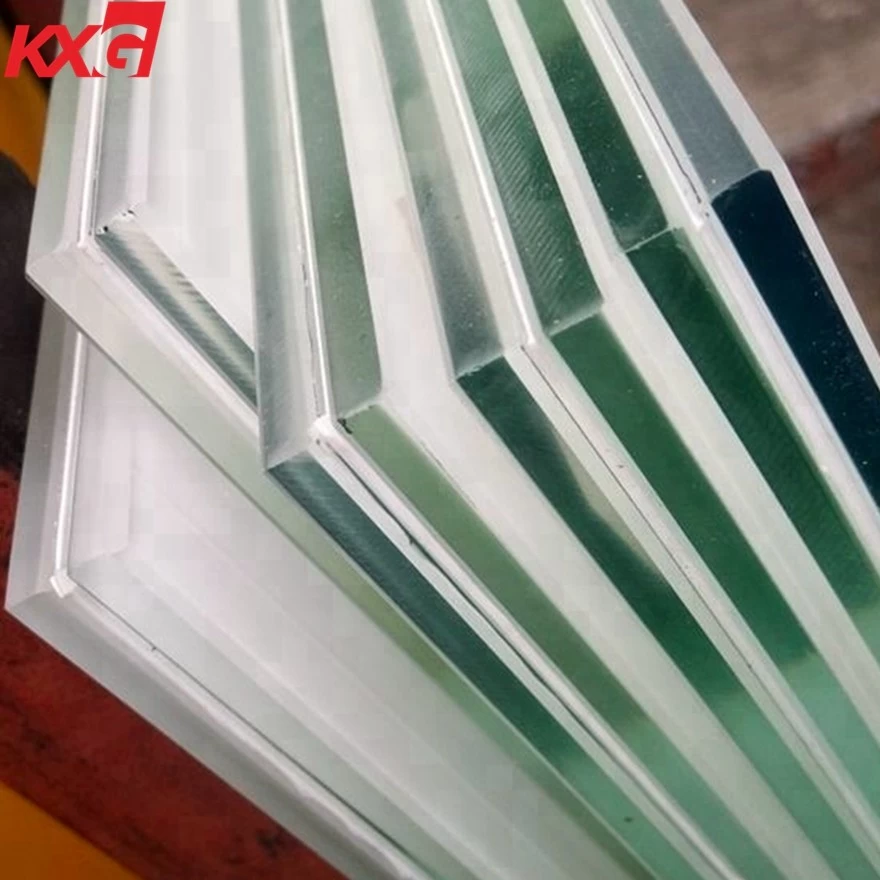 China China factory 8.76mm 13.52mm milky white ceramic white tempered laminated glass 442 664 ESG VSG manufacturer