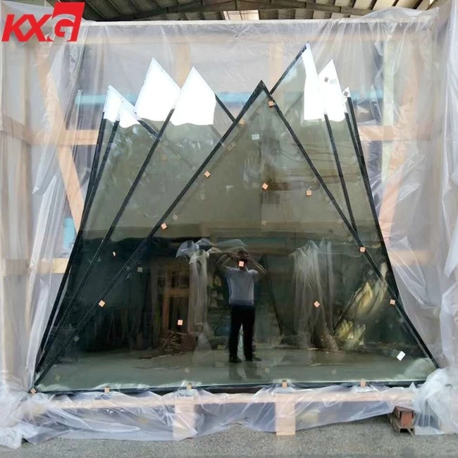 China China kilang pri ce en penjimatan ergonomik DGU solar control 6 mm + 12Argon + 6 mm keselamatan tempered insulated glass curtain wall pengilang