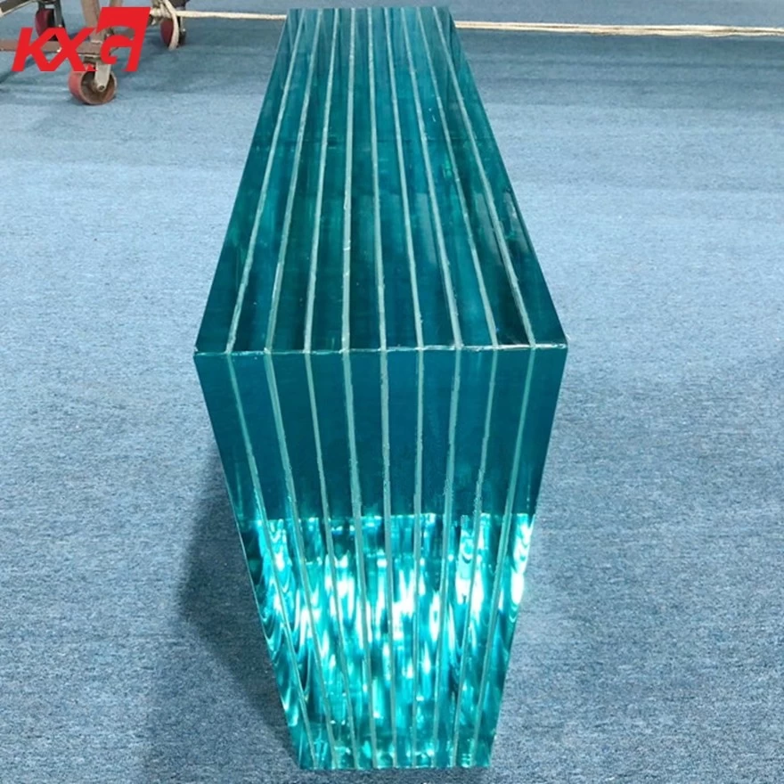 China China glass factory supplier SGP high strength film ultra clear laminated glass balustrade manufacturer
