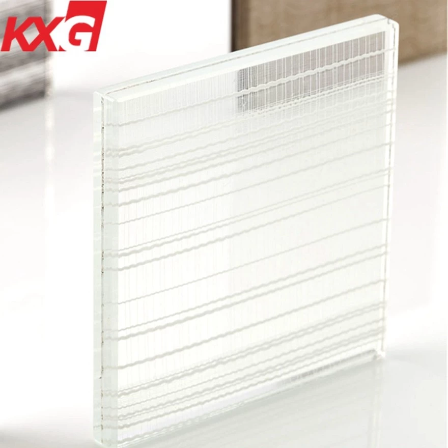 China China glass factory customized design 5 5mm decorative fabric laminated glass manufacturer