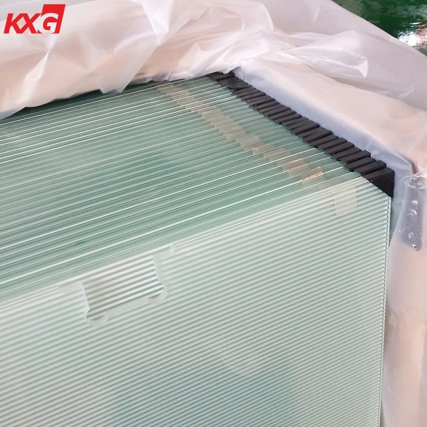 porcelana Precio de fábrica de vidrio templado grabado al ácido de 10 mm, proveedor de vidrio templado de seguridad esmerilado de impresión de 10 mm China fabricante