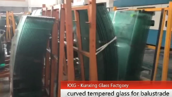 KXG - 10mm 12mm Curved tempered glass