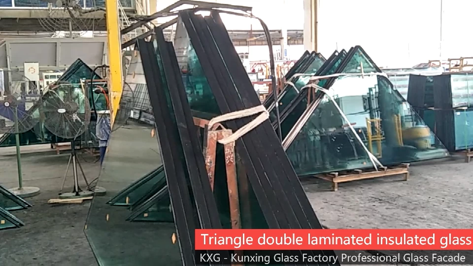 KXG Triangle double laminated insulated glass