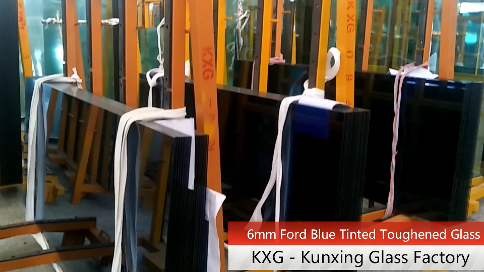 KXG 6mm ฟอร์ดสีฟ้ากระจกนิรภัย