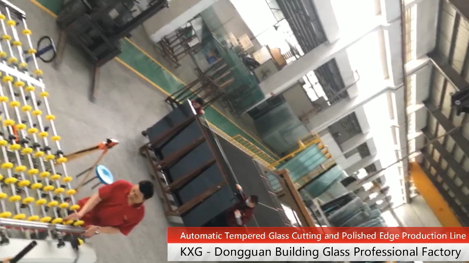 Balustrade Tempered Glass Polished Edge Glass  KXG