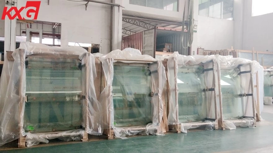 KXG 12mm different radius curved tempered glass packaging