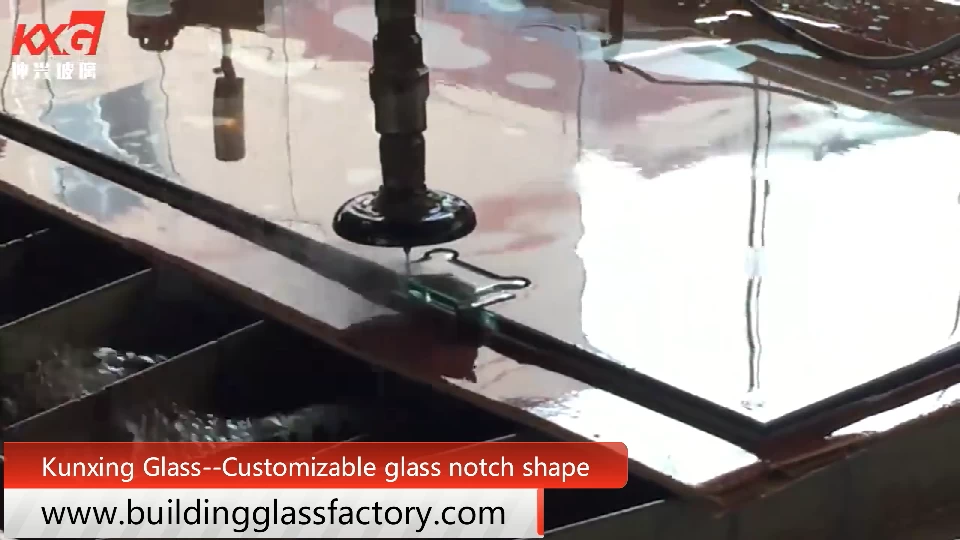 زجاج Kunxing - شكل فتحة زجاجية قابلة للتخصيص