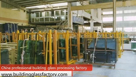 China professional building glass processing factory