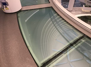 laminated insulated safety floor glass.