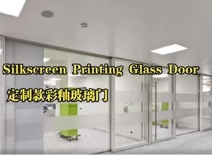 Silkscren Printing Office Door Glass