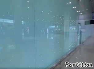 Mainit na benta ng laminated glass partition