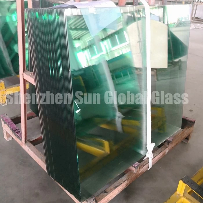 11.52mm french green tempered laminated glass, 11.52mm light green toughened laminated glass, 5mm+5mm green tempered sandwich glass