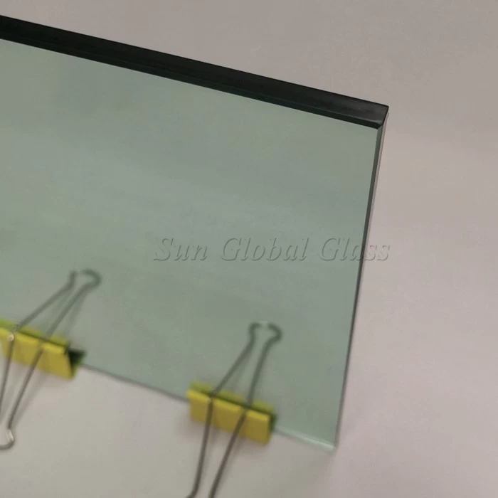 8mm F green tempered float glass