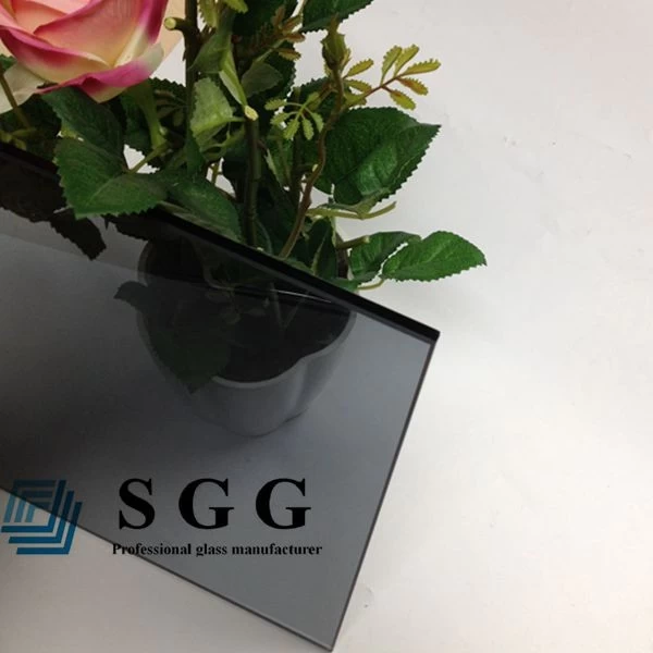 6mm Euro grey toughened glass prices, high quality 6mm Euro grey tempered glass panels, Euro gray toughened glass 6mm