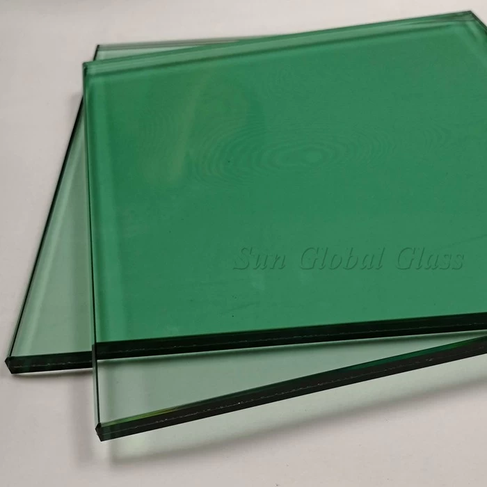 F-green laminated glass, light green ESG VSG, green tempered laminated glass price, green laminated safety glass, green sandwich glass