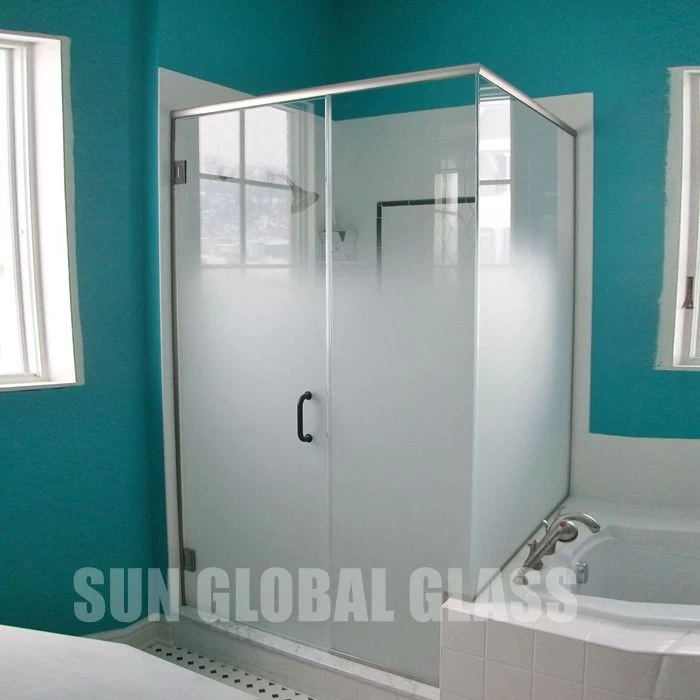 10mm gradient shower door glass