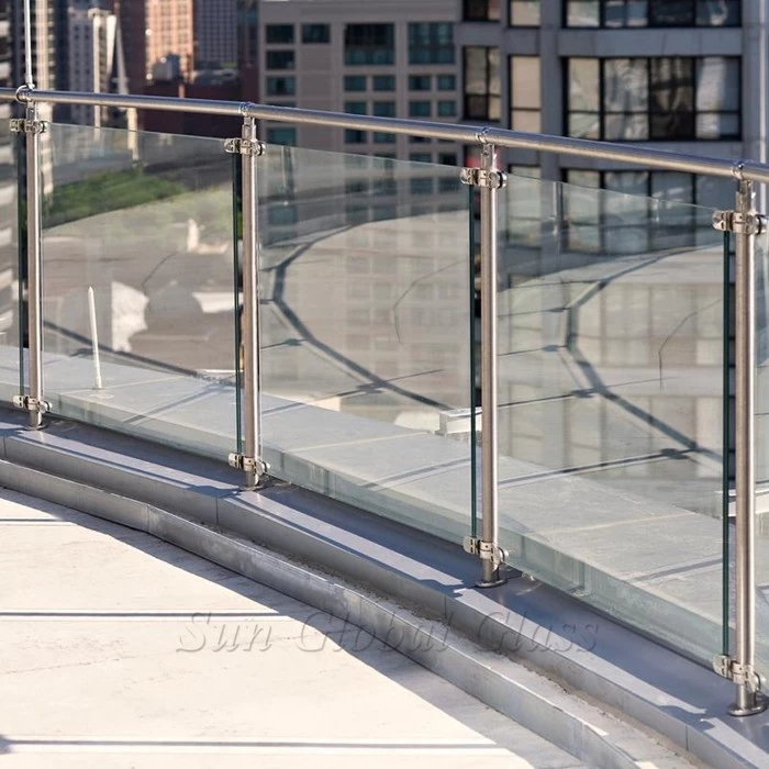 clear laminated glass, glass balustrade, PVB laminated glass, laminated glass railing 8.76mm, glass balustrade, railing glass, glass handrail