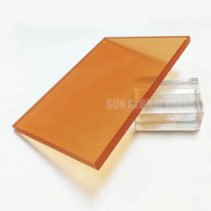 colored tempered laminated glass