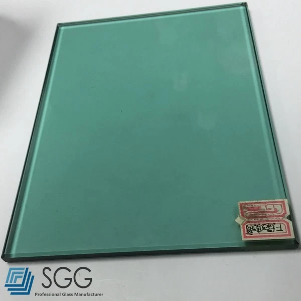 6mm french green toughened glass