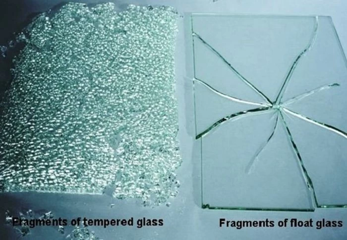 tempered glass and float glass