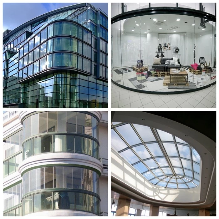 jumbo size insulated curved glass, double glazed manufacturer, curved double glazed glass, curved glass,bent insulated glass, 24mm IGU