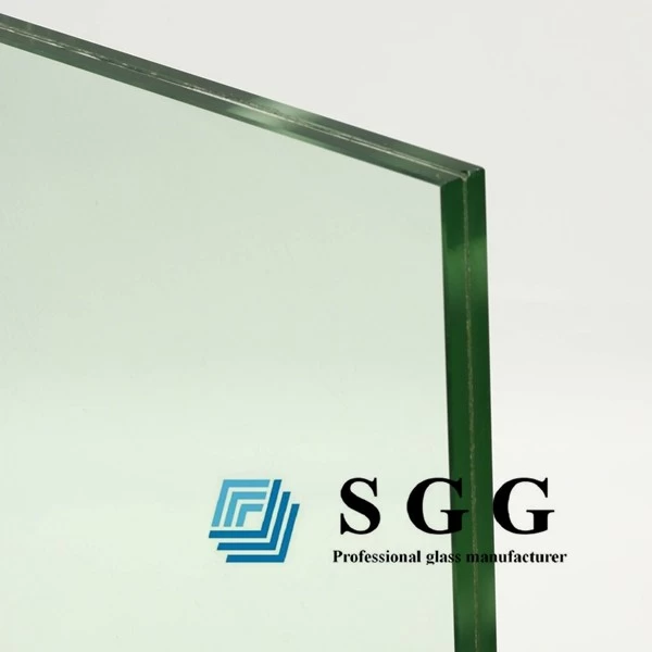 12.76mm clear laminated glass panel, 6+0.76+6 PVB sandwich glass on sale, 662 laminated glass manufacturer in China