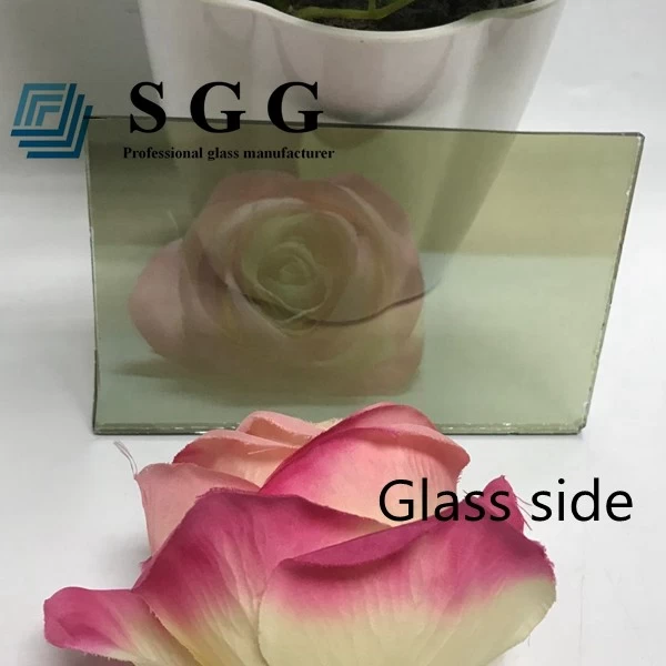 5mm light green reflective glass