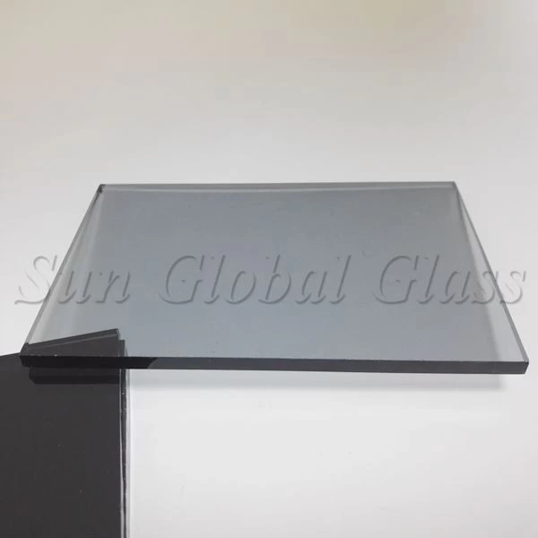 5mm light grey float glass price in China