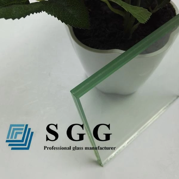  8.76mm clear laminated tempered glass panel
