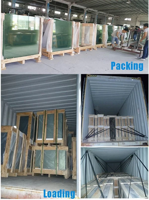 package of glass products, package of float glass, package of tempered ...