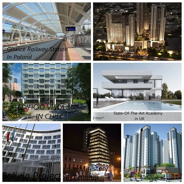Sun Global Glass projects