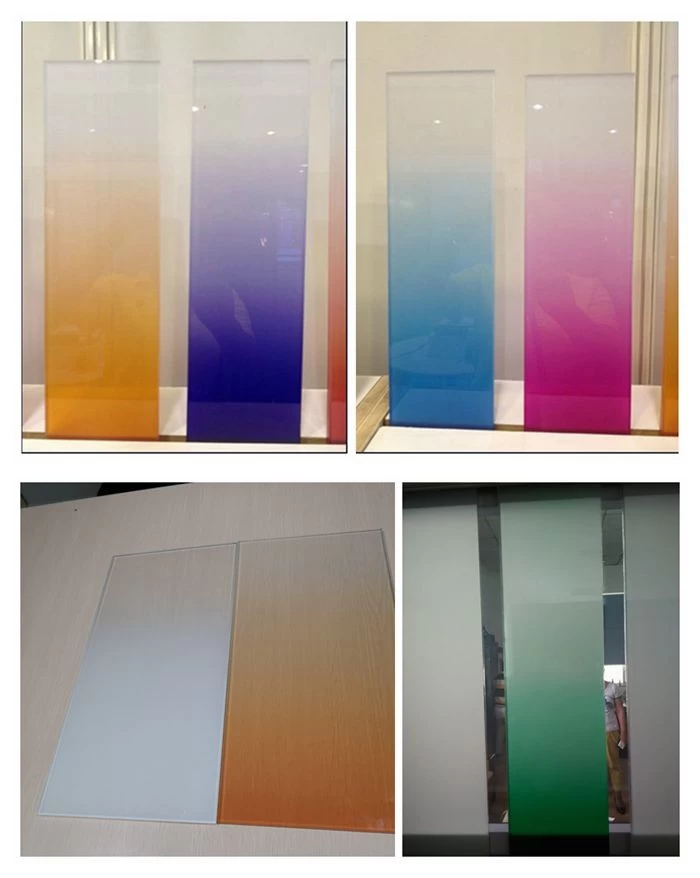 gradient shower door glass