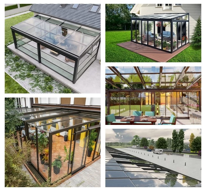 SZG Glass Retractable Sunroom System 