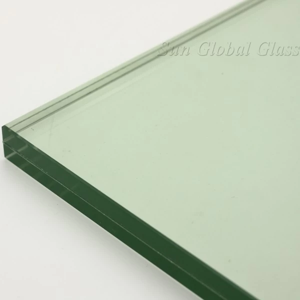 8mm+8mm clear tempered laminated glass