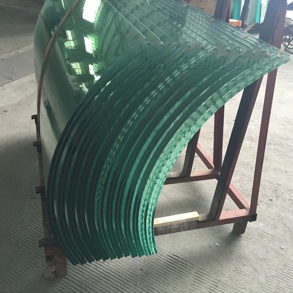 China 10mm curved tempered glass