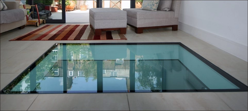 laminated glass floor