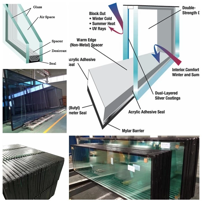 5mm clear+9A+5mm tempered reflective insulated glass window, 19mm tempered  reflective IGU window