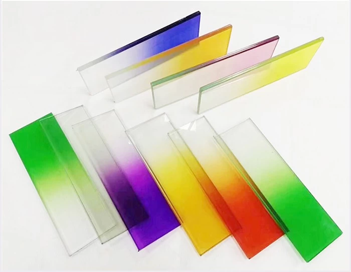 gradient printed laminated glass