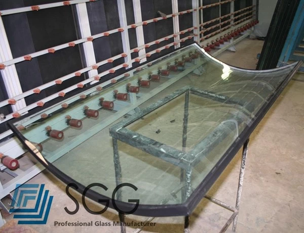 6mm+6mm curved insulated glass