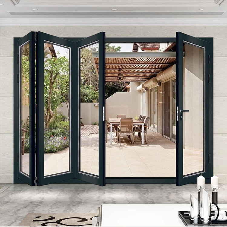 SZG Double Glazed Glass Folding Door