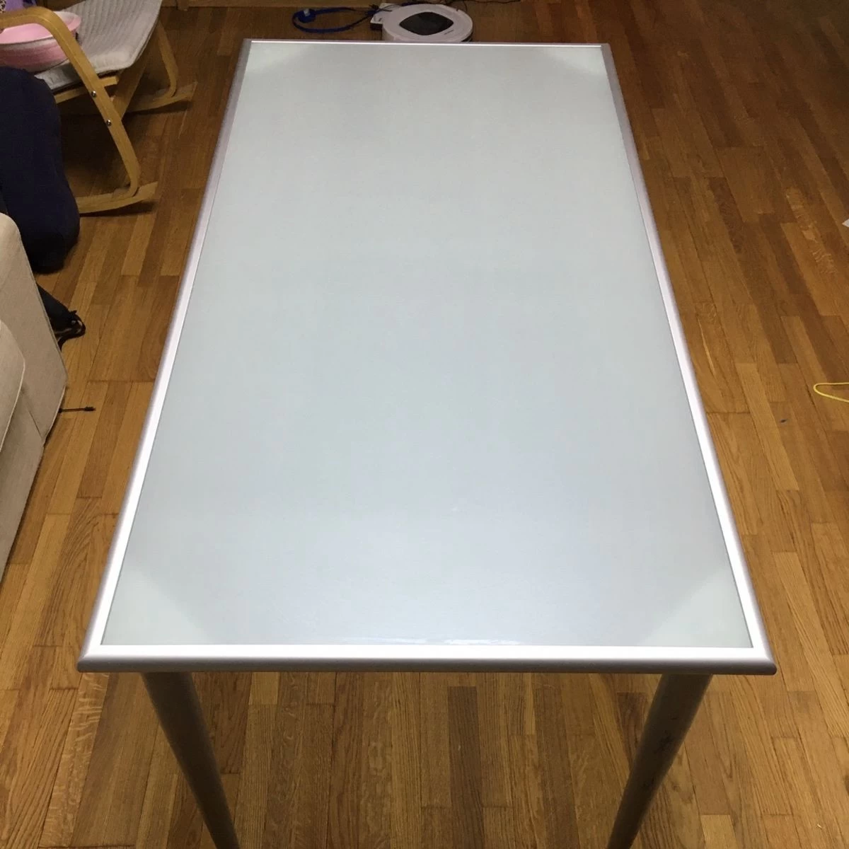 acid etched frosted toughened tempered glass table tops