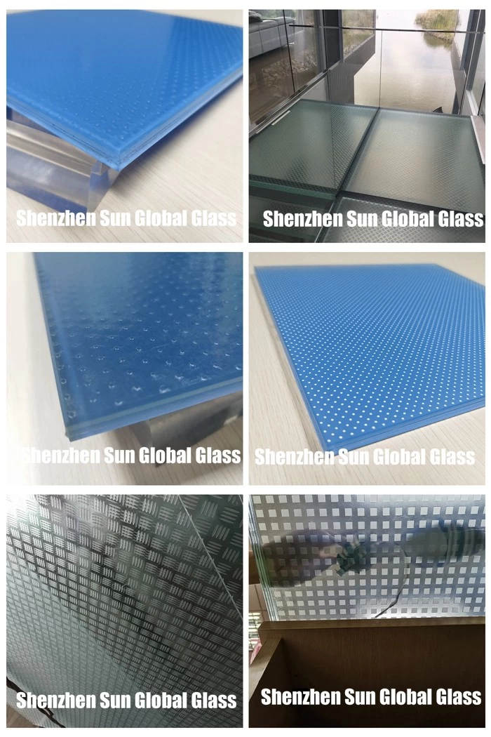 anti slip floor glass