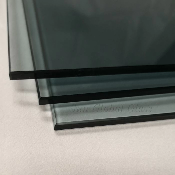 6mm crystal gray toughened glass