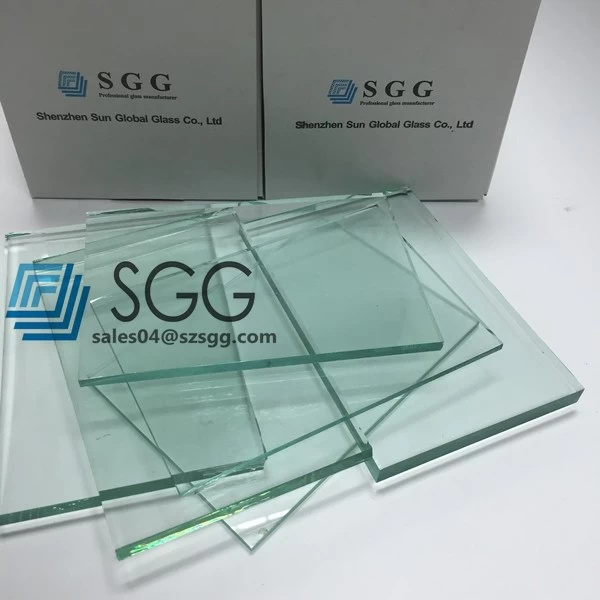 8mm clear float glass produced by SGG