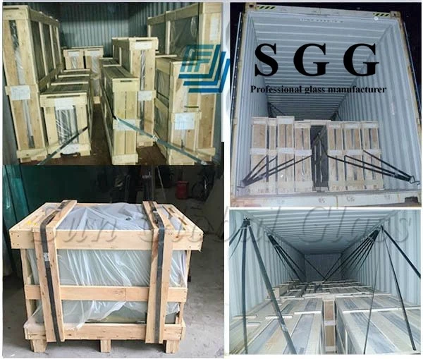 3mm+3mm double glazing, 3mm+3mm VSG suppliers, 3+3 laminated glass company, 331 light grey sandwich glass, 6.38mm colored laminated glass sheets