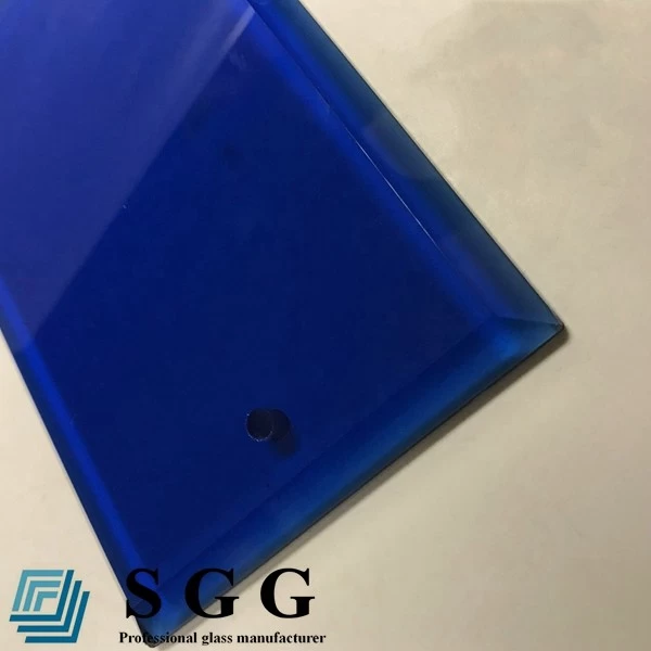 6mm dark blue tempered glass